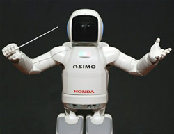 Naujasis ASIMO amplua: robotas-dirigentas