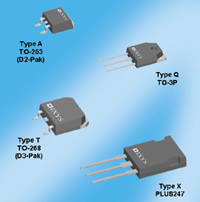 Nauji P-kanalo MOSFET tranzistoriai