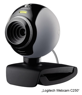 „Logitech Webcam C250“