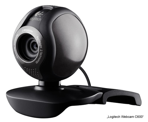 „Logitech Webcam C600“