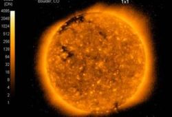 GOES-14 palydovas perdavė pirmą Saulės nuotrauką