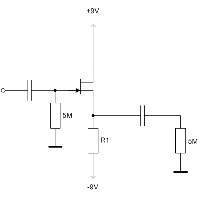 8 pav. Tranzistorinio kartotuvo schema