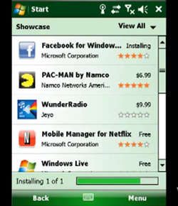 „Windows Mobile“ pristato programų parduotuvę