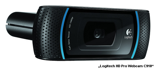 „Logitech HD Pro Webcam C910“