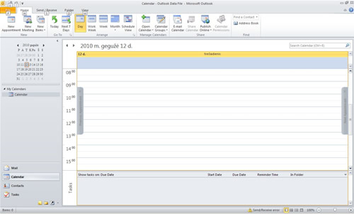 „Outlook 2010“: elektroninio pašto ir laiko planavimo funkcijų naujovės