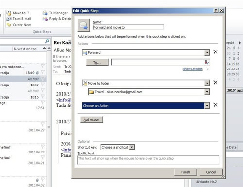 „Outlook 2010“: elektroninio pašto ir laiko planavimo funkcijų naujovės