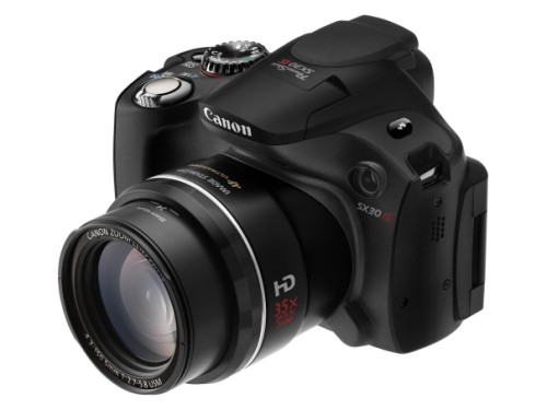 „Canon PowerShot SX30 IS“ vaizdą optiniu būdu priartina 35 kartus