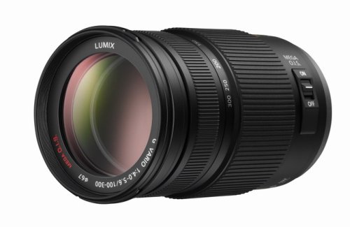 Keičiamo židinio nuotolio teleobjektyvas „Lumix G VARIO 100-300mm / F4.0-5.6 / MEGA O.I.S.“