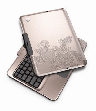 Naujausiame jau ketvirtosios kartos HP „TouchSmart“ kompiuteryje dera elegantiškas dizainas ir našumas“ kompiuterį „HP Omni 100“