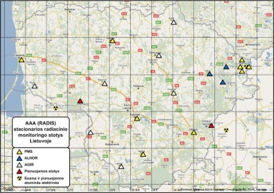 Duomenys apie radiacijos lygį visuomenei skelbiami kas dvidešimt minučių