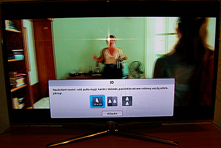 „Samsung UE46D7000LS“ – išmanusis trimačių vaizdų architektas