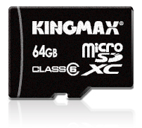 „Kingmax“ pristatė 64 GB „microSD“ kortelę