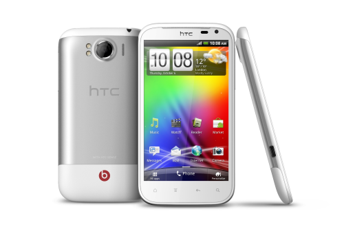 „HTC Sensation XL“ SU „Beats Audio“ sistema