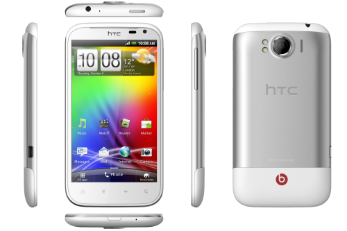 „HTC Sensation XL“ SU „Beats Audio“ sistema