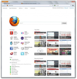 „Firefox 12“ gaus perdarytą titulinį puslapį