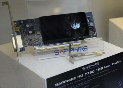 „Sapphire“ parodė miniatiūrinę „Radeon HD 7750“ versiją