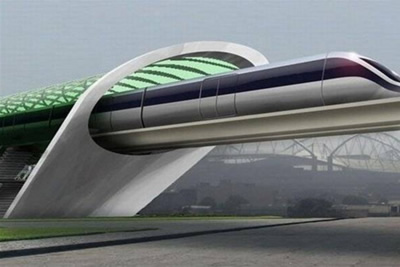 Galbūt taip atrodys „Hyperloop“? Leidėjų nuotr.