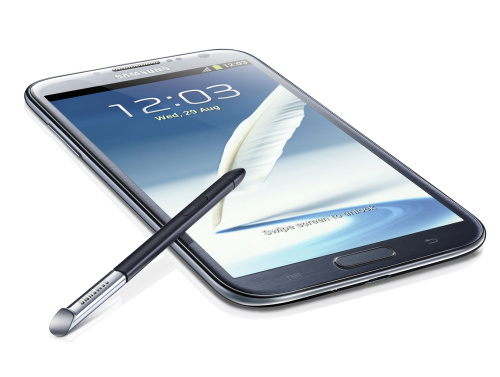 „Samsung“ pristatė išmanųjį telefoną „Galaxy Note II“