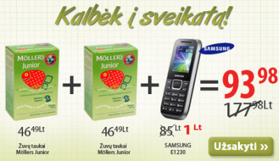 „Samsung“ telefonas tik už 1 Lt?