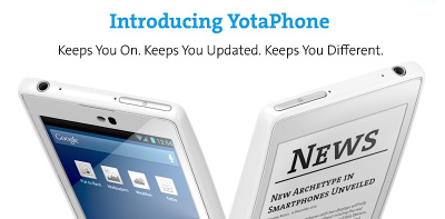 „YotaPhone“ – telefonas su LCD ir „E Ink“ ekranais