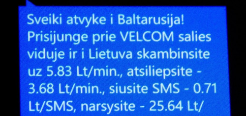 Baltarusiai naktimis grobia Lietuvos mobiliojo ryšio vartotojus?