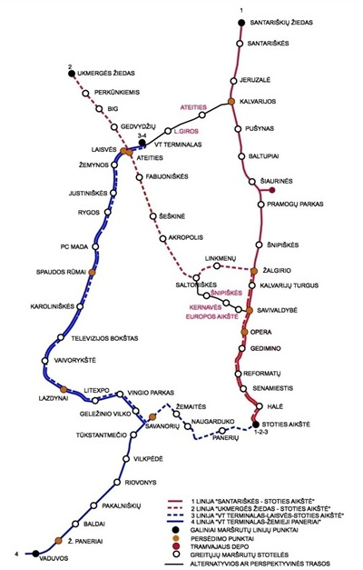 Planuojama, kad Vilniuje už penkerių metų pradės važinėti pirmieji tramvajai