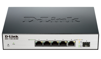 Naujas komutatorius DGS-1100-06/ME „Metro Ethernet“ tinklams