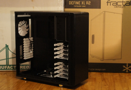 „Fractal Design DEFINE XL R2 Black Pearl“ kompiuterio korpusas