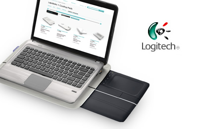 „Logitech Touch Lapdesk N600“ padėkliukas nešiojamajam kompiuteriui