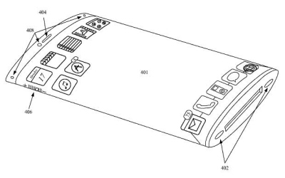 Naujame „Apple“ patente – „iPhone“ su korpusą iš abiejų pusių dengiančiu ekranu