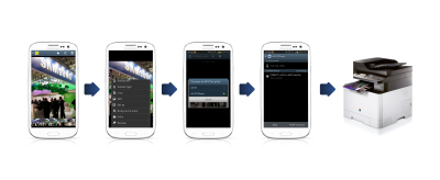 „Samsung“ pristatė spausdinimo sprendimus mobiliesiems įrenginiams