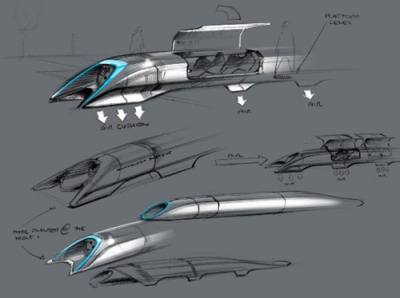 Naujos kartos transportas „Hyperloop Alpha“