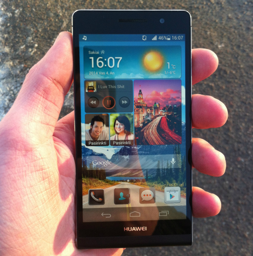 Elegancija pagal kinus: „Huawei Ascend P6“ apžvalga