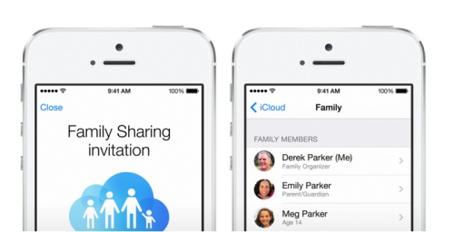 Operacines sistemos „iOS 8“ naujoves: dalijimasis šeimoje