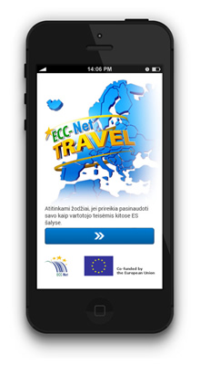 „ECC-Net: Travel“ mobilioji programa