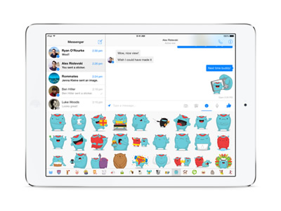 „Facebook Messenger“ atnaujintas su „iPad“ palaikymu