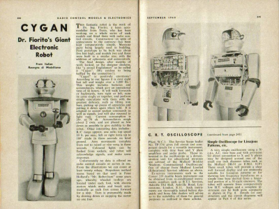 „Cygan“: robotas atkeliavęs iš 1950-ųjų metų