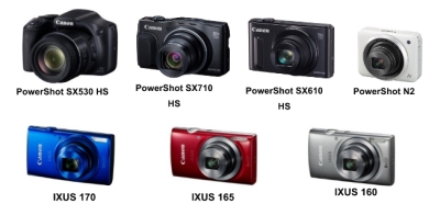 „Canon“ išleidžia naujus „PowerShot“ ir IXUS serijos modelius