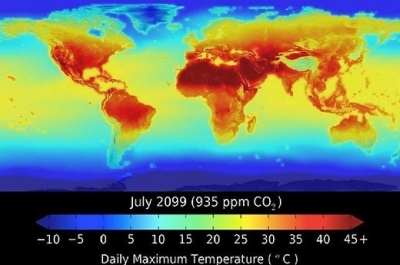 NASA parodė, kaip mūsų planeta atrodys 2100 metais