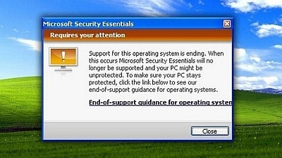 „Microsoft“ antivirusinė daugiau nebepalaikys „Windows XP“