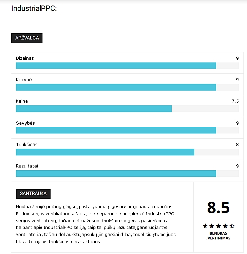 „Noctua Redux“ ir „IndustrialPPC“ ventiliatorių apžvalga