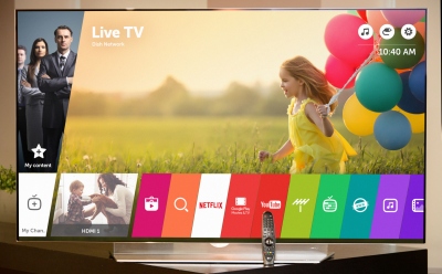 LG pristatys naują operacinę sistemą SMART TV serijos televizoriams