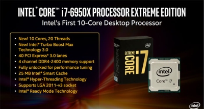 „Intel“ pristatė „Core i7 Broadwell-E“ procesorius