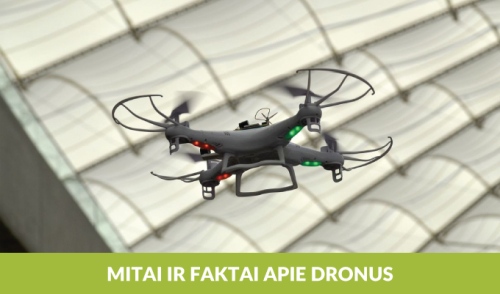 Faktai ir mitai apie dronus