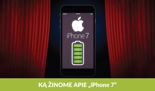 Viskas, ką žinome apie „iPhone 7“ iki jo pristatymo