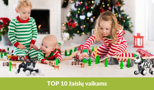 TOP 10 kalėdinių dovanų vaikams