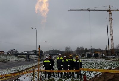 Tauragėje įrengtas gamtinių dujų skirstymo dujotiekis