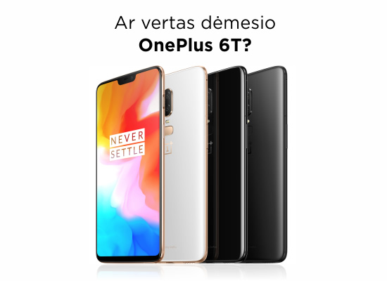 TOP 6 priežastys įsigyti „OnePlus 6T“ telefoną