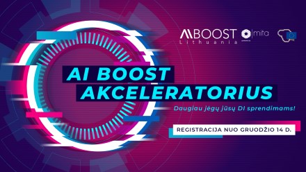 AI BOOST akceleratorius – daugiau jėgų dirbtinio intelekto kūrėjams