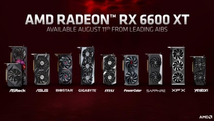 AMD atsikleidžia „RX 6600 XT“